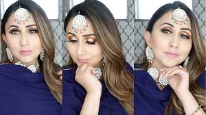festive indian makeup lohri look
