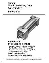 Parker Non Lube Heavy Duty Air Cylinders Wainbee Limited