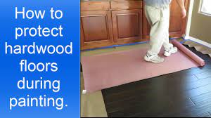 protect hardwood floors during painting