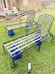 How To Re Metal Outdoor Furniture