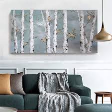 Oil Paintings Of Aspen Trees Home Decor