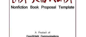 Sample Nonfiction Book Proposal Fresh 7 Book Outline Template Letter
