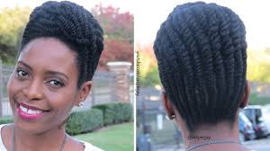 It is necessary to select a updo hairstyle for black women. Short Twist Protective Style Novocom Top