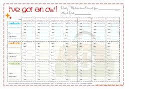 10 Best Photos Of Printable Daily Medication Schedule Chart