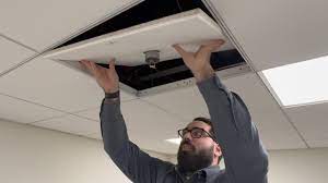 how to install ceiling tile with