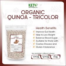 organic quinoa tricolor 250g weight