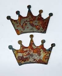 Lot Set Of 2 Crowns 3 Inch Prince
