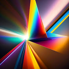 light tering through a prism
