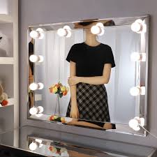 Vanity mirrors (also popularly called hollywood vanity mirrors) are both classic and classy. Chende Hollywood Led Vanity Mirror Light Kit For Makeup Dressing With Dimmable Light 10 Bulbs Gift Length Adjudtable Mirror Not Include Walmart Com Walmart Com