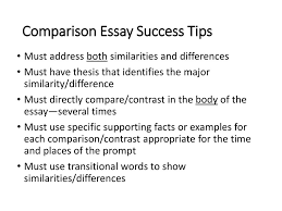 leq compare and contrast ppt comparison essay success tips