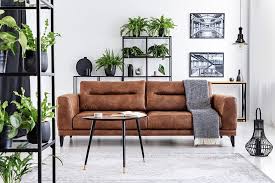 16 dark brown leather sofa decorating