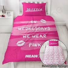 mean girls bedding set reversible
