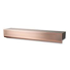 24 Copper Finish Water Wall Spillway
