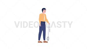 Displeased Owner with Leash [Animated Stock GIFs] | VideoPlasty