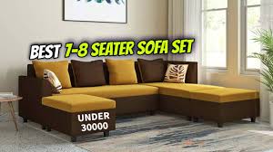 top 5 best 7 8 seater sofa set in india
