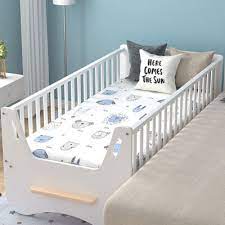 Wooden Cradle Baby Playpen Crib
