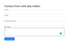 send php form data to email id using