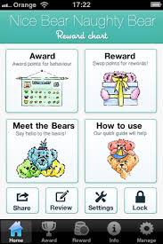 New Iphone App Digital Reward Chart For Children Nice Bear