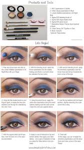 all night blue makeup pictorial