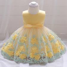 baby s lace flower party dress