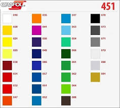 70 All Inclusive Oracal 551 Colour Chart