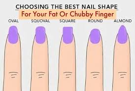5 best nail shapes for chubby or fat