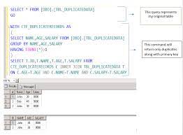 only duplicate records in sql server