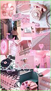 Pink Aesthetic Collage Wallpaper ...