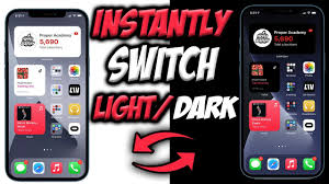 how to instantly change dark and light