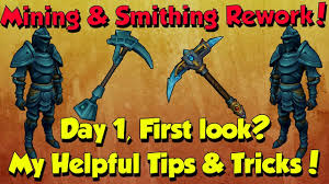 New Mining Smithing Rework Tips Tricks Runescape 3 Day 1 First Look