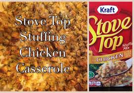 Stove Top Stuffing Chicken Casserole Recipe | Kraft and Campbell's ...