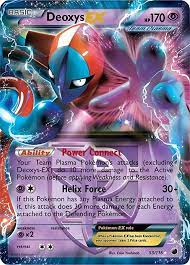 Destiny deoxys was distributed theatrically in japan by toho on july 17, 2004 alongside with steamboy. Amazon Com Pokemon Card Plasma Freeze 53 116 Deoxys Ex Holo Foil Toys Games