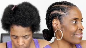 Microbraids, cornrows, fishtail braids, blocky braids, black braided buns, twist braids, tree braids, hair bands, french braids and more are at your disposal. Feed In Braids On Short Natural Hair Jumbo Cornrows On Twa Youtube