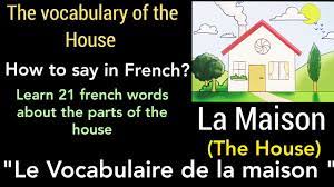 la maison the house french word