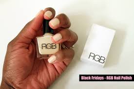 rgb nail polish blushing black