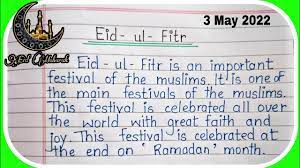 essay on eid eid ul fitr essay