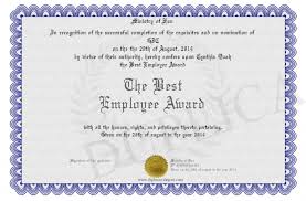 The Best Employee Award