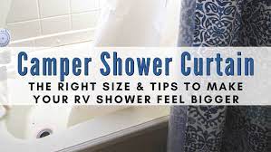 rv shower curtain how to make an rv