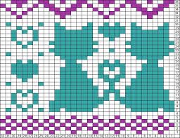 Tricksy Knitter Charts Love Cats Copy 83603 83642
