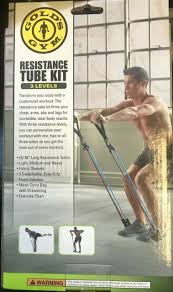 Golds Gym Long Series Resistance Tube Kit 022643908154