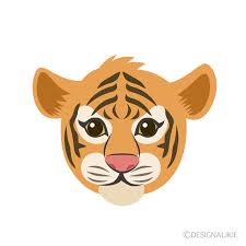child tiger face icon free png image