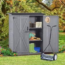 Outdoor Wood Storage Shed Tool