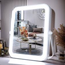 lighted vanity mirror with dimmable