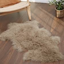 tibetan sheepskin rug dune meadows