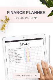 Personal capital online budget planner tool. Finance Planner For Your Ipad Just Use Your Goodnotes App Finance Planner Financial Planner Budget Planner