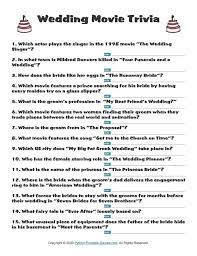 Free printable wedding checklists that will take you through a timeline of tasks that need to be done in advance of your wedding. Wedding Wedding Movie Trivia In 2021 Wedding Trivia Wedding Movies Movie Facts