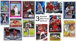 We have san antonio's largest selection of sports cards and memorabilia, serving the community for over 27 years. Amazon Com Mike Trout 3 Assorted Baseball Trading Card Lot Bundle From Los Angeles Angels Of Anaheim Sports Outdoors