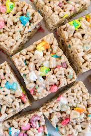 Lucky Charms Treats Bars Recipe - Shugary Sweets