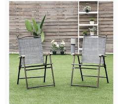 costway set of 2 patio folding chairs