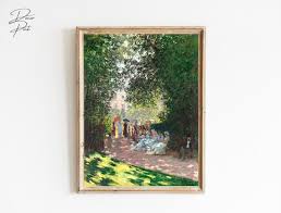 The Parc Monceau 1878 Painting By